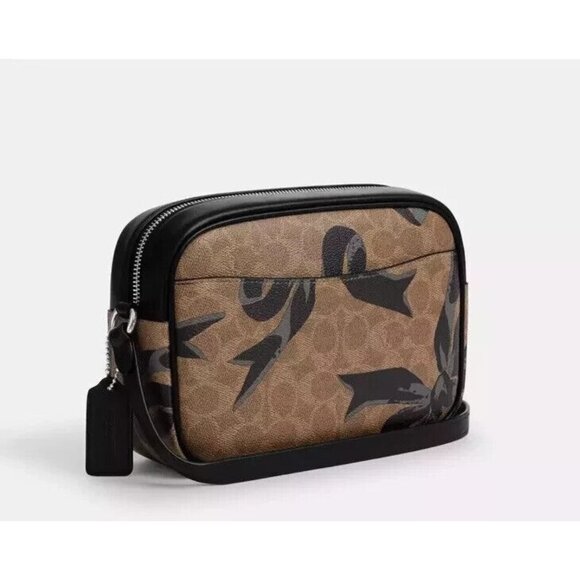 Coach Jamie Camera Bag In Signature Canvas With Bow Print CZ769 - Picture 2 of 3